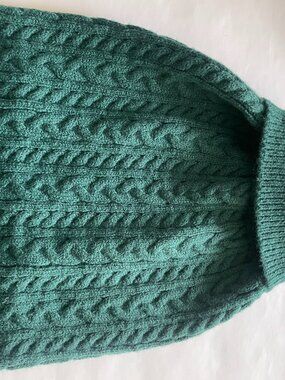 Cable Knit Dog Sweater